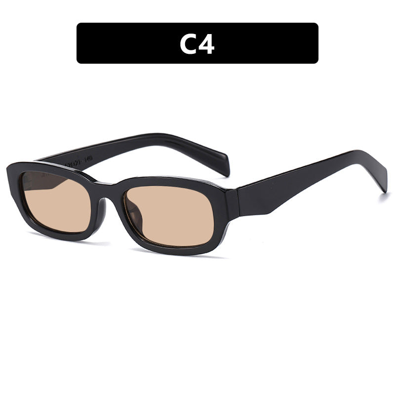 Damen modische Sonnenbrille mit stilvollem, rechteckigem Rahmen Brehn