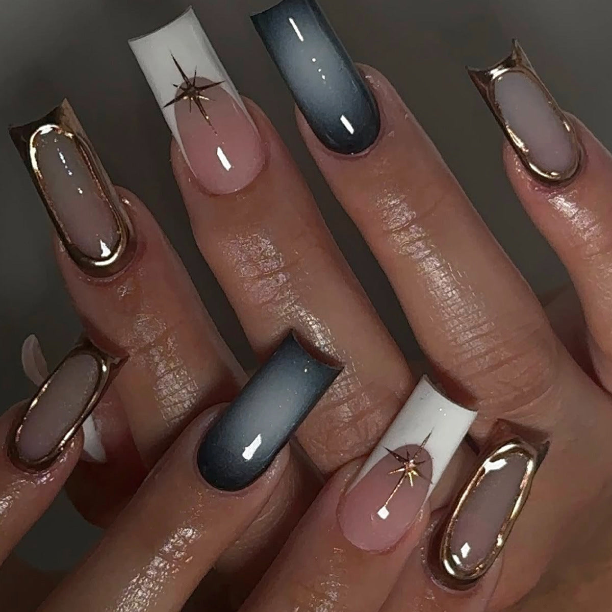 Stylische Press-On-Nagelerweiterungen Brehn