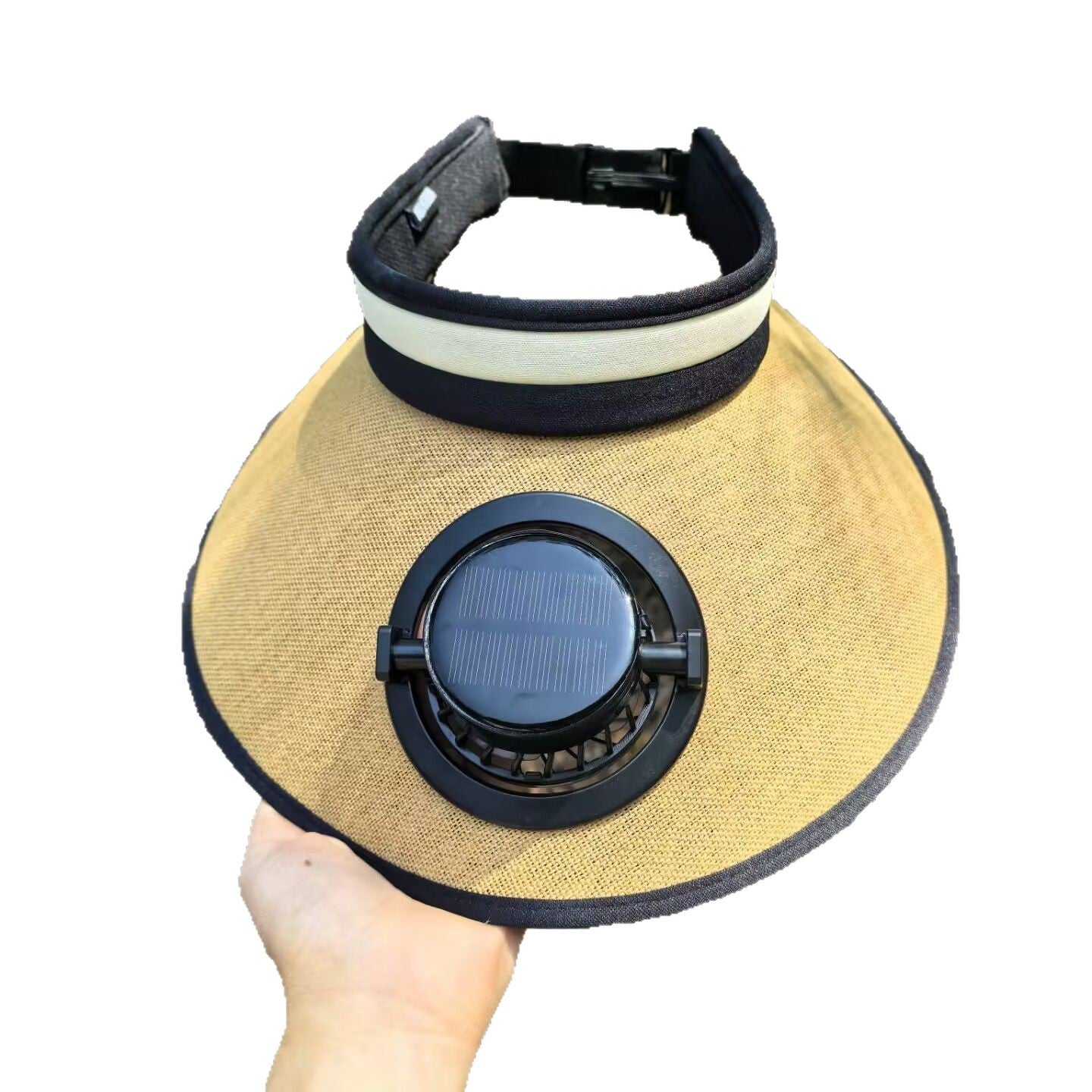 Sonnenschutzvisier mit solarbetriebenem Ventilator Brehn