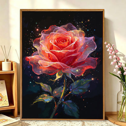Florale Galaxie Leinwandkunst Brehn