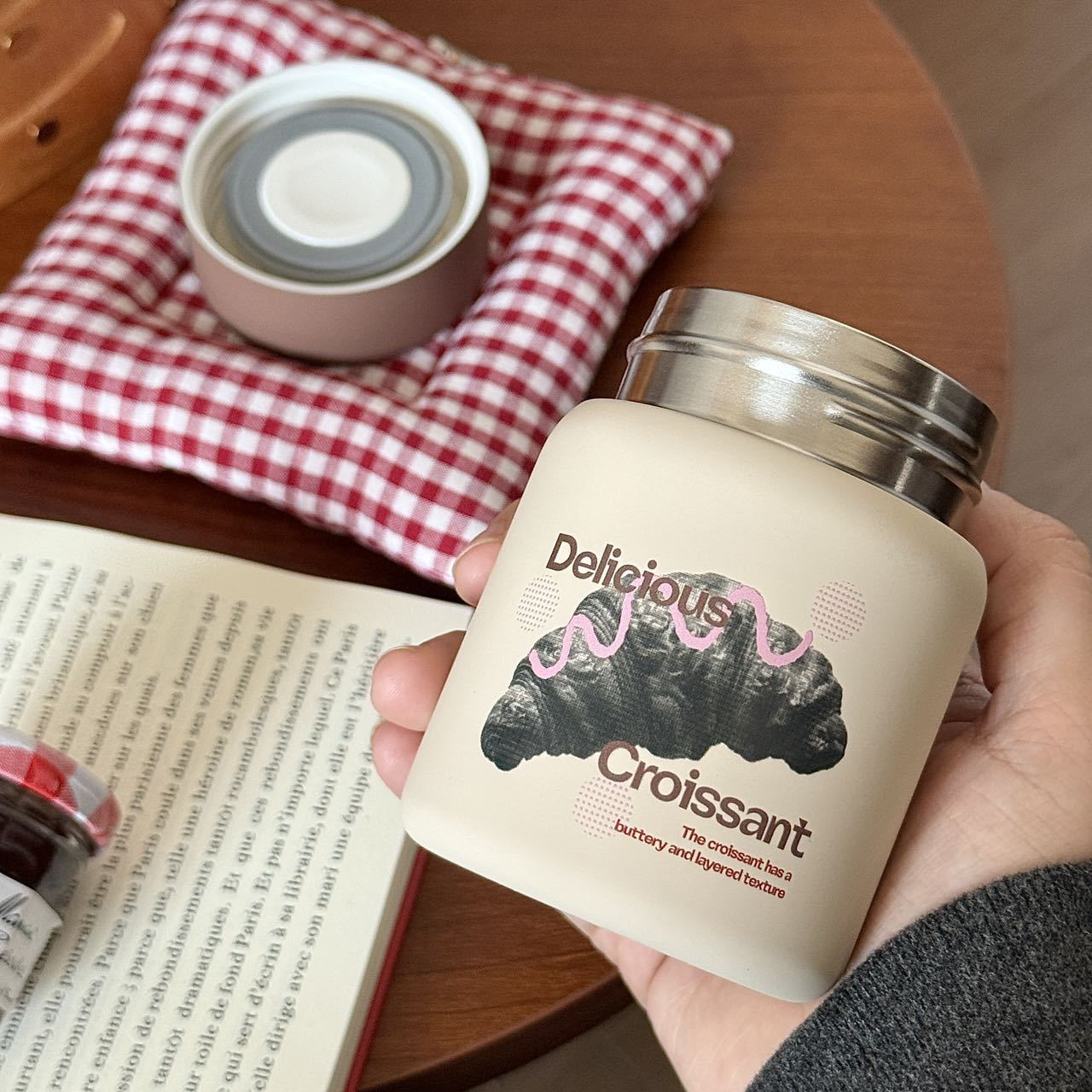 Damen lustige und kinderfreundliche Thermosflasche Brehn