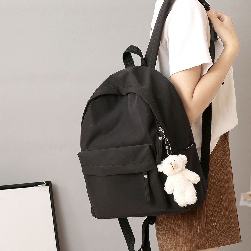 Casual Rucksack mit Plüsch-Schlüsselanhänger Brehn