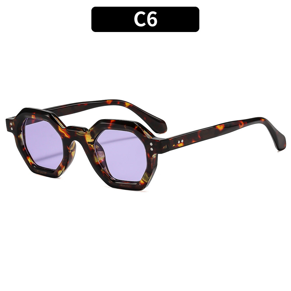 Modische Winkelsonnenbrille