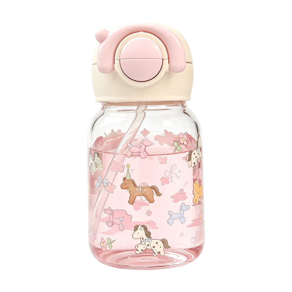 Damen lustige Trinkflasche mit niedlichem Tiermotiv Brehn
