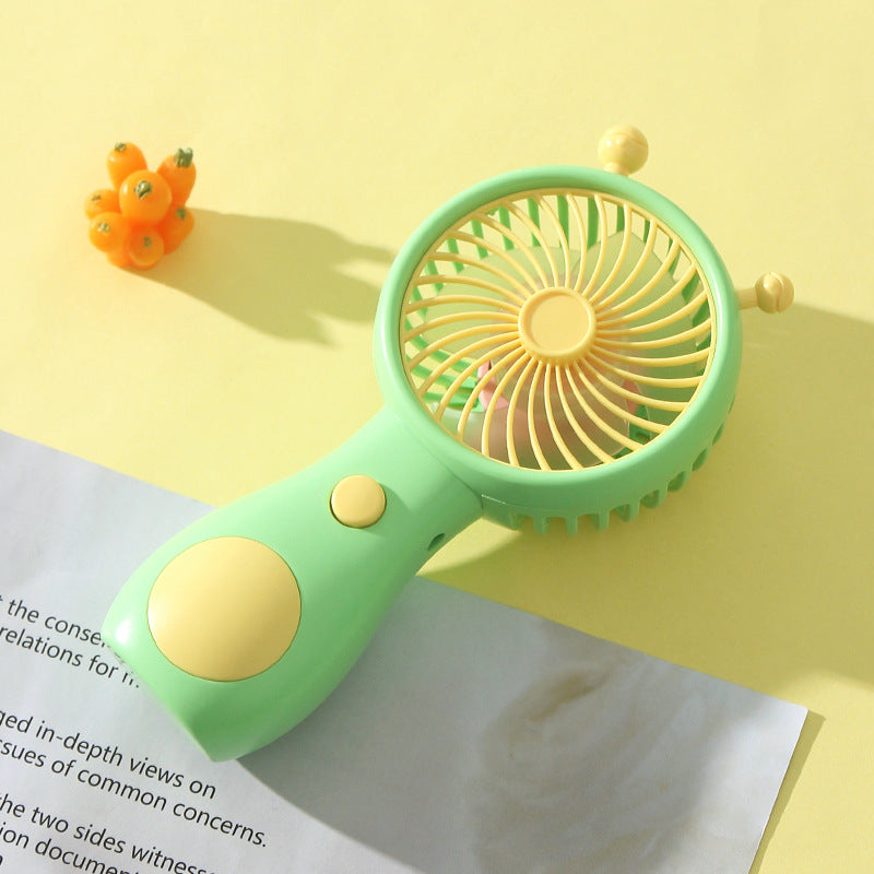 Damen Tragbarer Mini USB Ventilator mit Tier Löwen Design Brehn