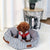 Achtkantiges Plüsch-Hundebett