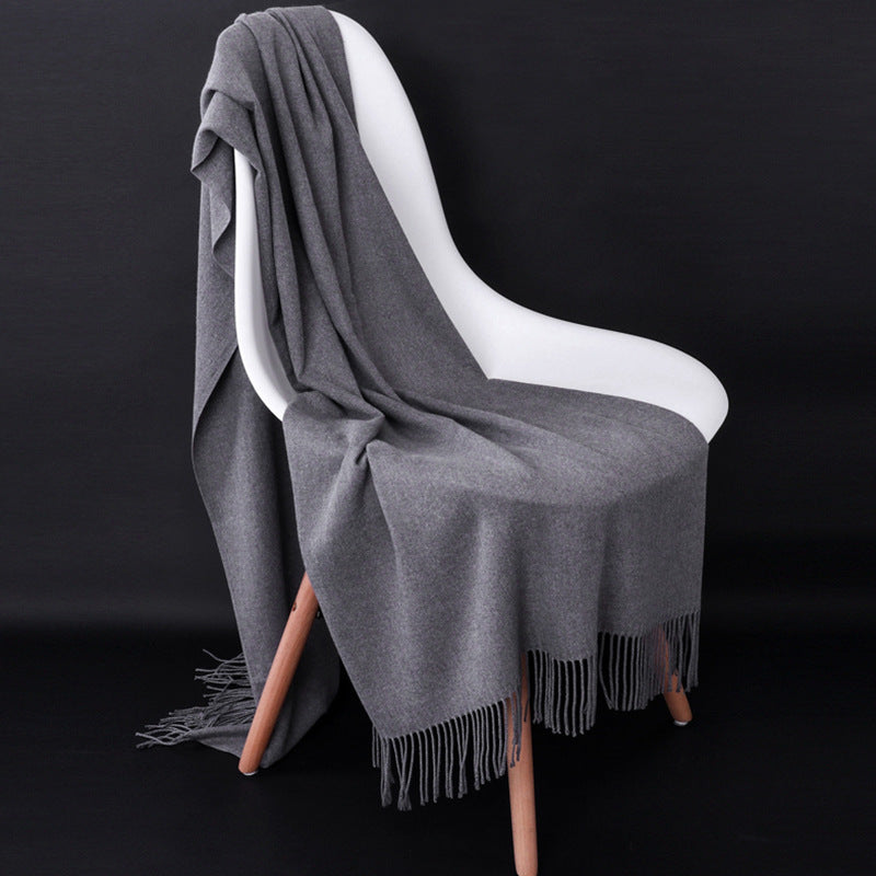 Luxuriöse Cashmere-Mischung Wurfdecke