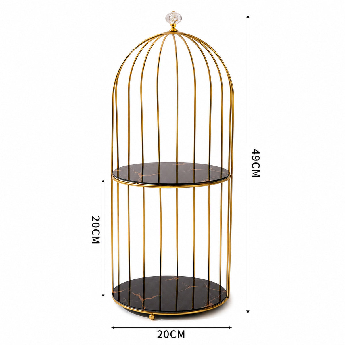 Dekorativer Vogelkäfigregal