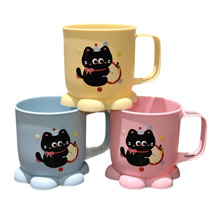 Keramiktasse mit Liebevollem Katzenmotiv Brehn