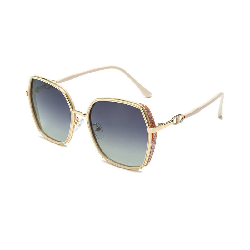 Damen luxuriöse quadratische Sonnenbrille Brehn