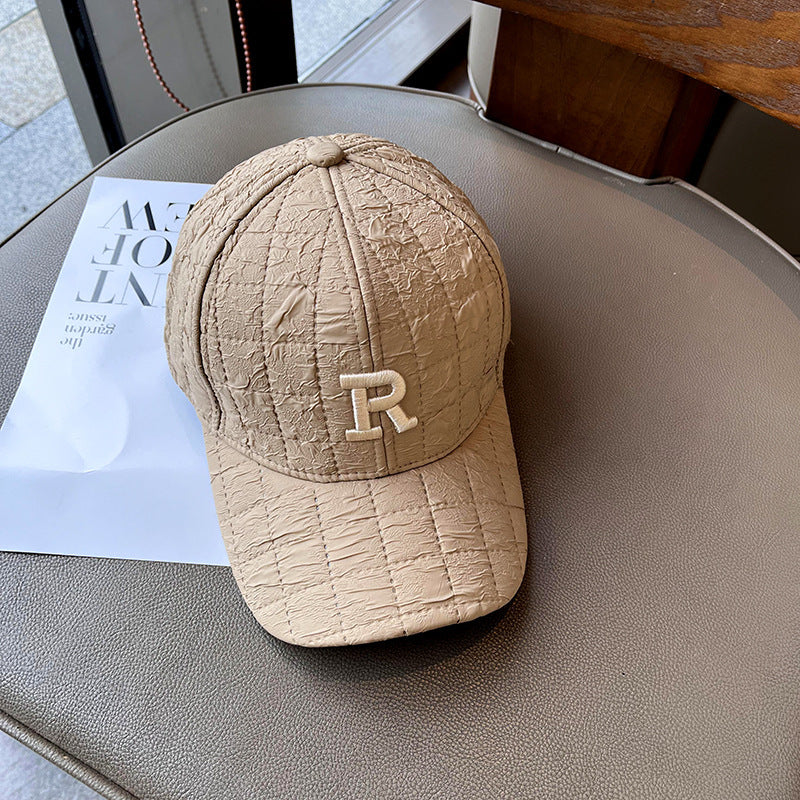 Damen Contemporary Texturiertes Design Baseball Cap Brehn