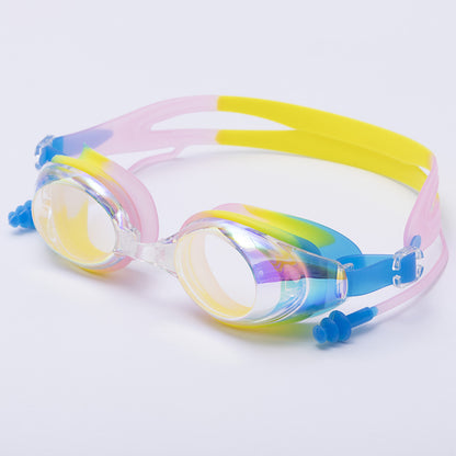 Kinderfarbige hydrodynamische Schwimmbrille Brehn