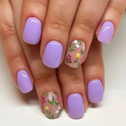 Floral Art Acryl Nageldesign Brehn