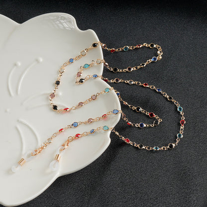 Stylische Edelstein Brillen Kette Brehn
