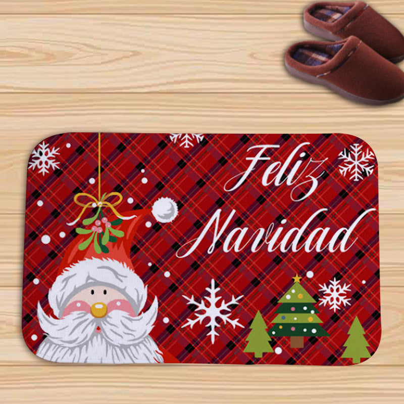 Weihnachtliche dekorative Badmatte Brehn