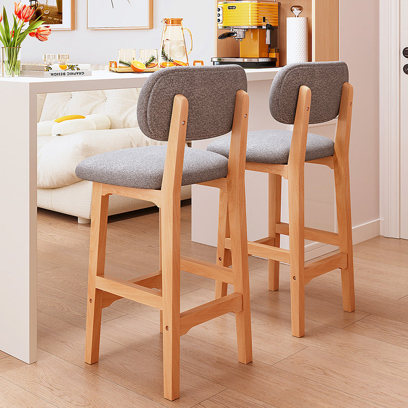 Höhenverstellbarer Barhocker Mit Rückenlehne Und Polster Brehn