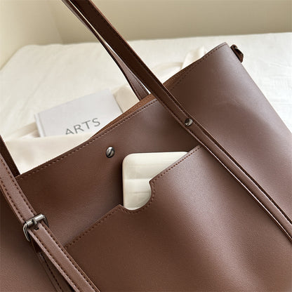 Vielseitige vegane Leder-Tote-Bag