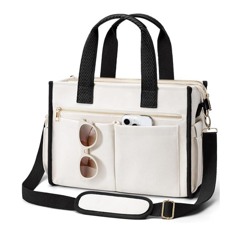 Elegante Handtasche mit Multiplem Fächersystem Brehn
