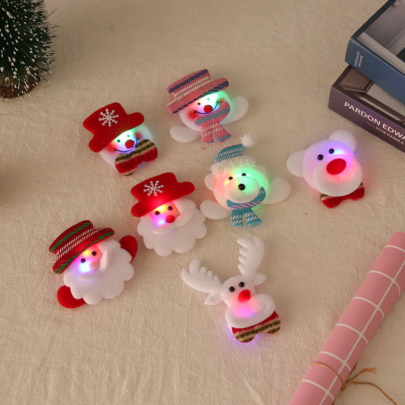 Weihnachts-Haarschmuck mit LED Lichtern Brehn