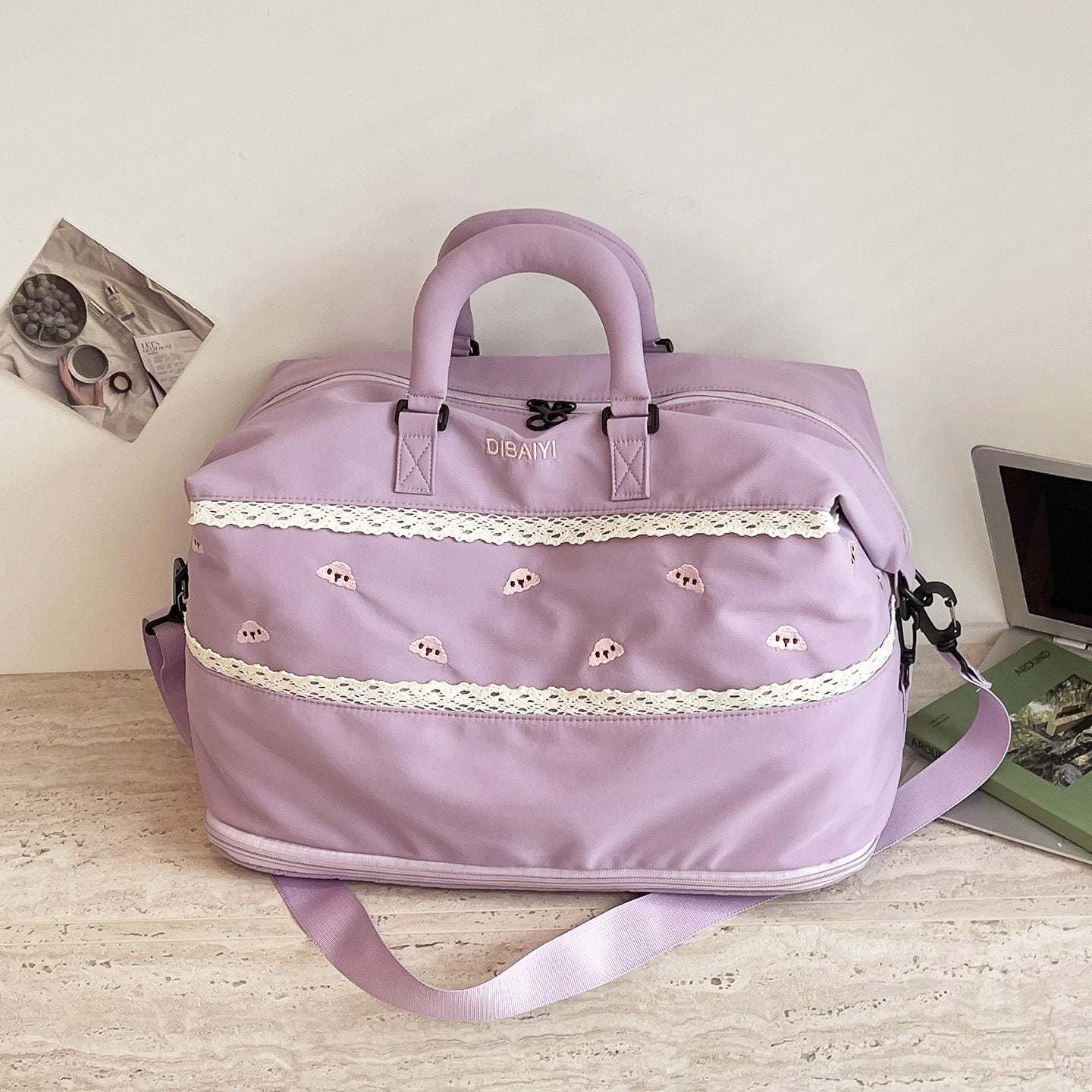 Mode Multi-Taschen Reise Duffle Brehn