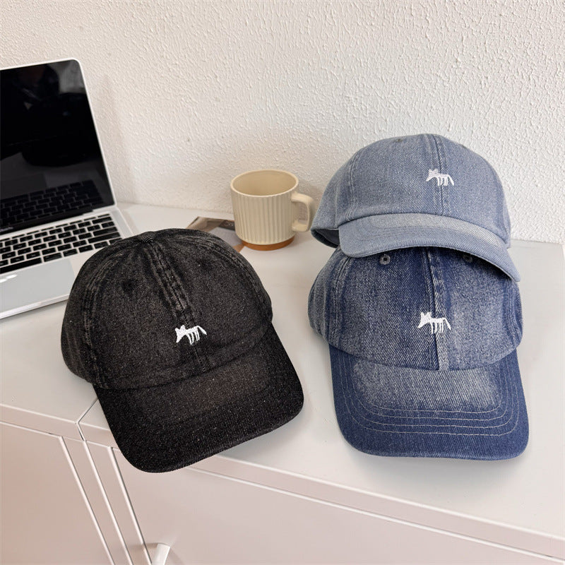 Herren Freizeit Grafik Denim Baseballmütze Brehn