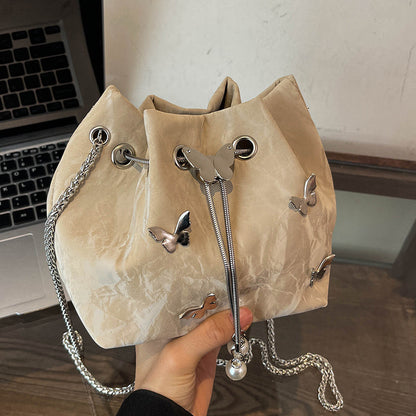 Schmetterling Verzierte Kordelzug-Handtasche