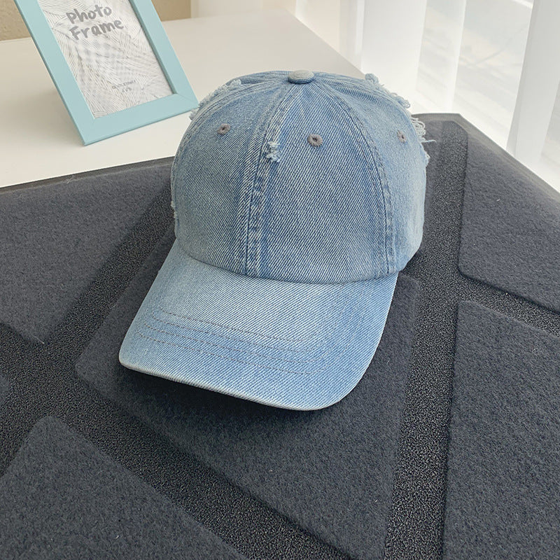 Damen Destroyed Denim Baseball Cap Brehn 1784084168