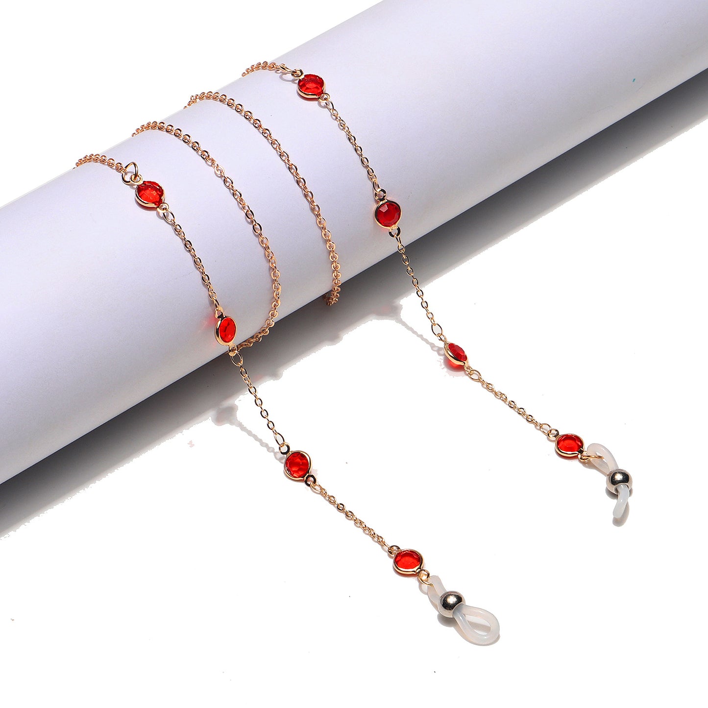 Elegante Edelstein Brillen Kette Brehn