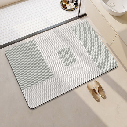 Geometrisches Muster weiche Badematte Brehn