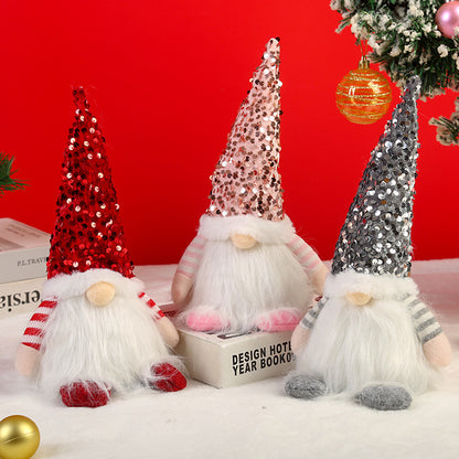 Dekorativer Weihnachtsgnom mit Beleuchtung Brehn