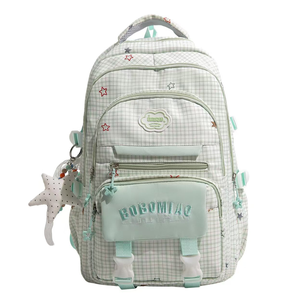 Multi-Pocket-Stern-Besetzter Rucksack Brehn