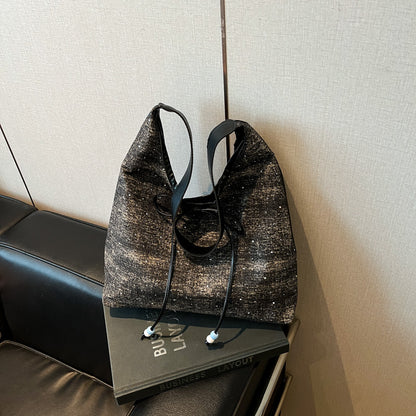 Bequeme Kordelzug-Eimer Tasche