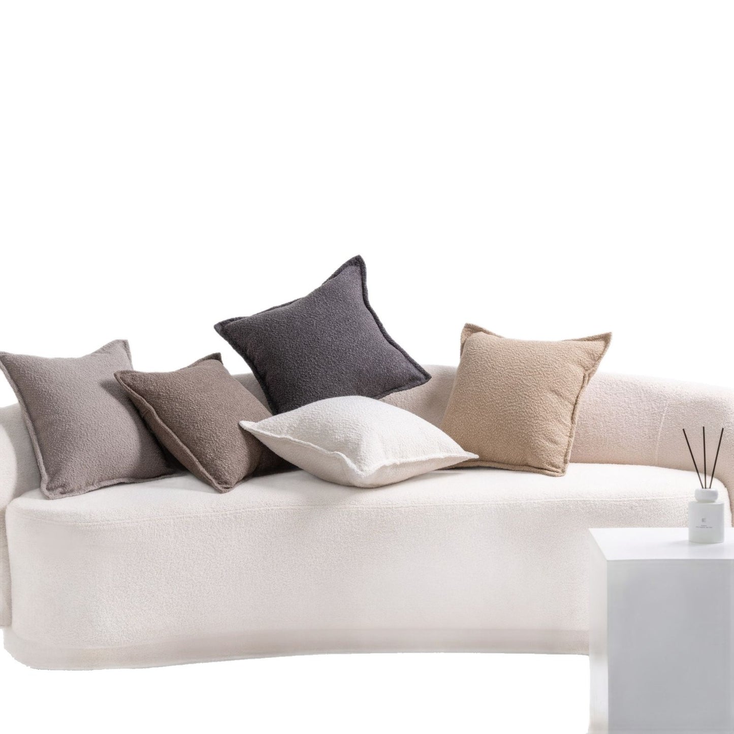 Damen Kuschelkissen mit modernem Strukturdesign Brehn