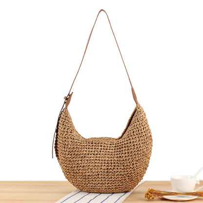 Schultertasche Aus Handgefertigtem Naturmaterial Brehn