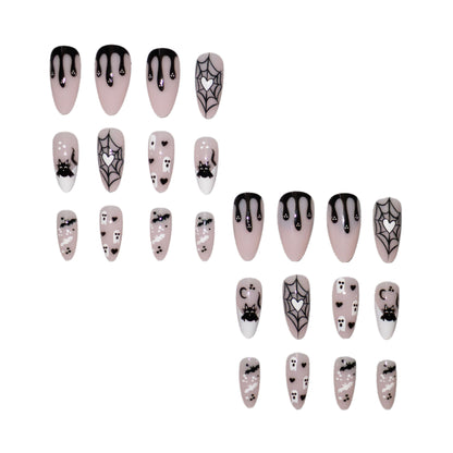Halloween-Themen Press-On Nagelkunst Brehn