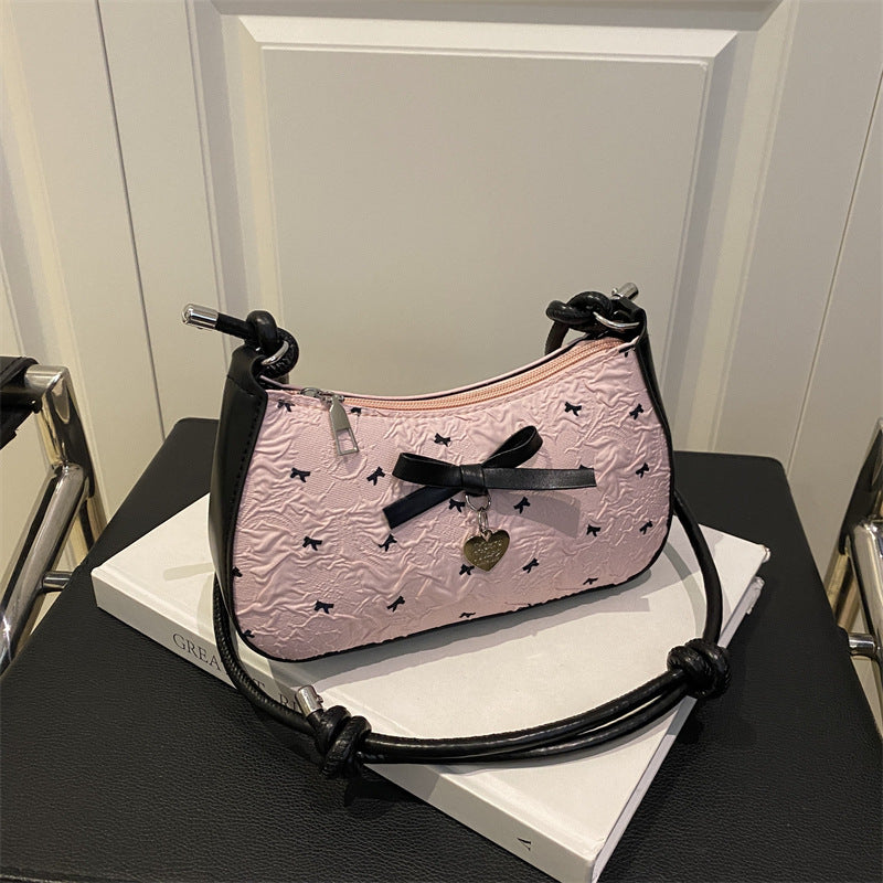 Charmante mit Schleifenverzierung Handtasche Brehn