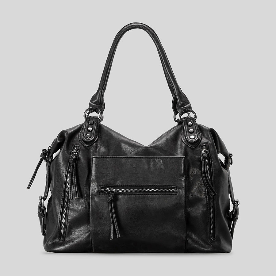Luxuriöse Leder Hobo Tasche
