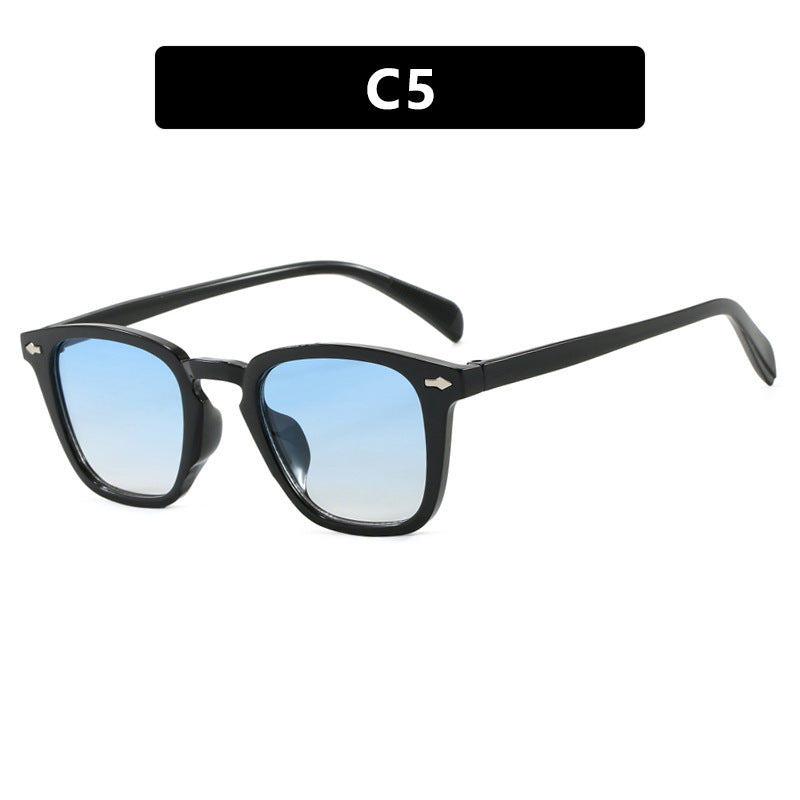 Damen moderne quadratische Sonnenbrille mit verspiegeltem UV-Schutz Brehn