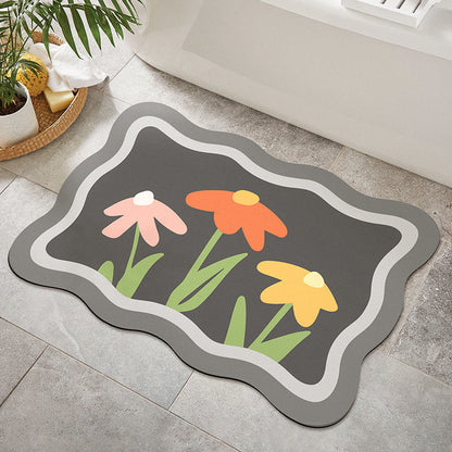 Florale dekorative Teppichmatte für die Wohnkultur