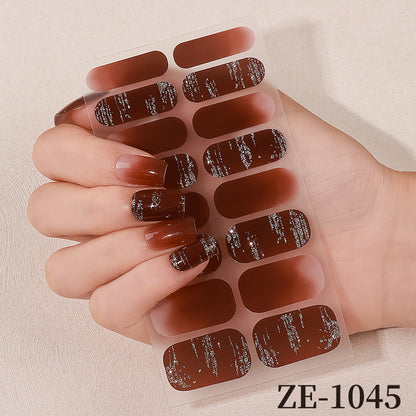 Blumen Design Nagelkunst Wraps