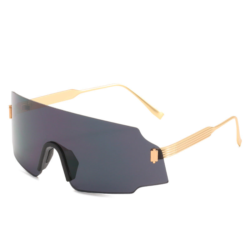 Damen sportliche Sicherheits-Sonnenbrille mit modernem, transparentem Design Brehn