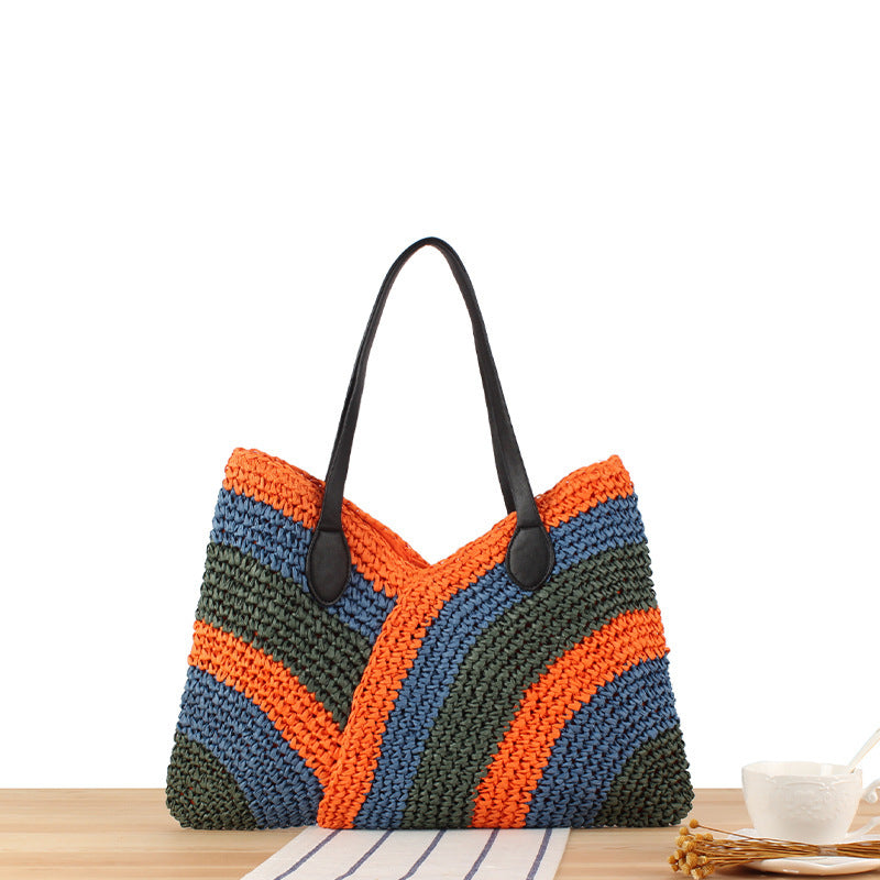Handtasche Im Modernen Wellenmuster Brehn