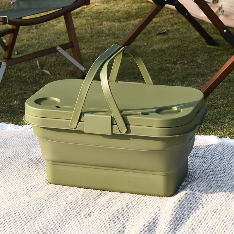 Vielseitiger Outdoor Picknick Aufbewahrungskorb Brehn