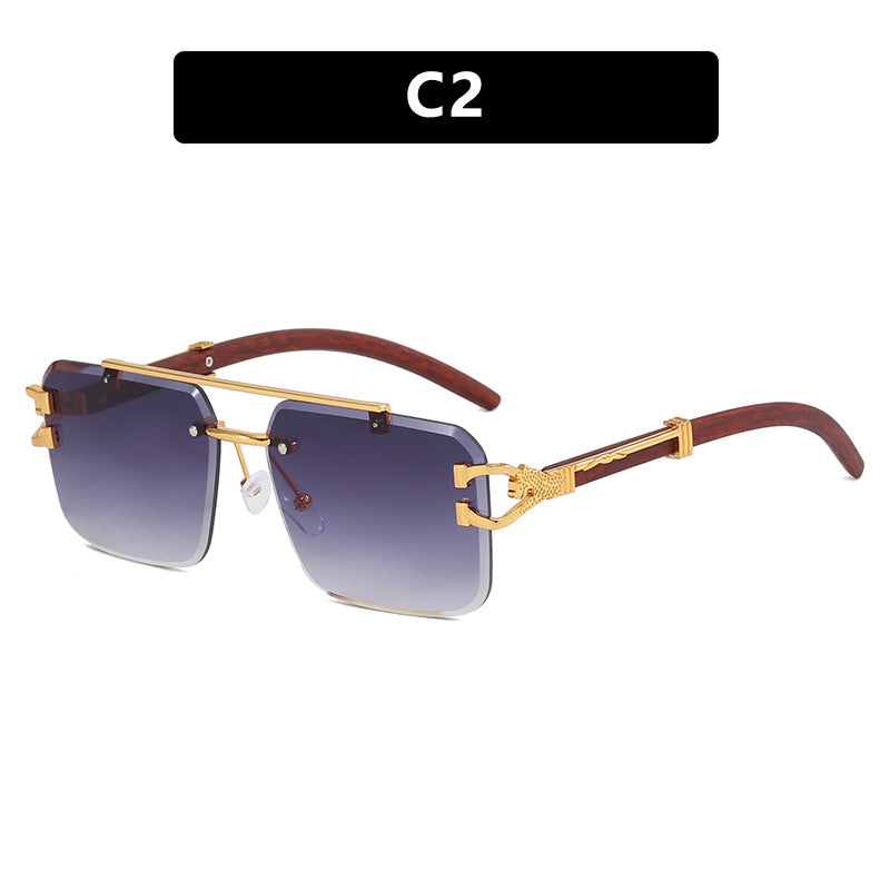 Damen modische Brille mit innovativem Rahmen und luxuriösem Holzdetail Brehn