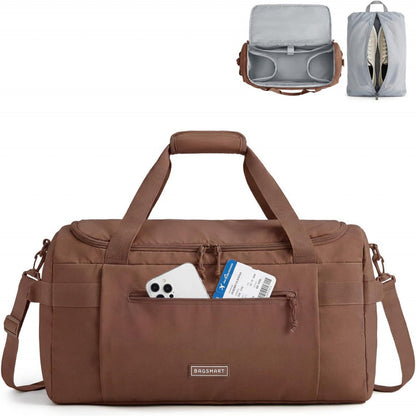 Vielseitige Multi-Compartment Reise-Duffel-Tasche Brehn
