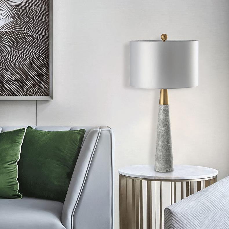 Moderne Marmor Basis Tischlampe