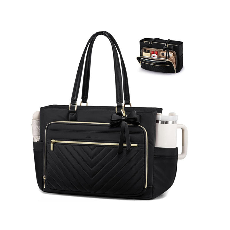 Multi-Funktionale gestepfte Tote Bag Brehn