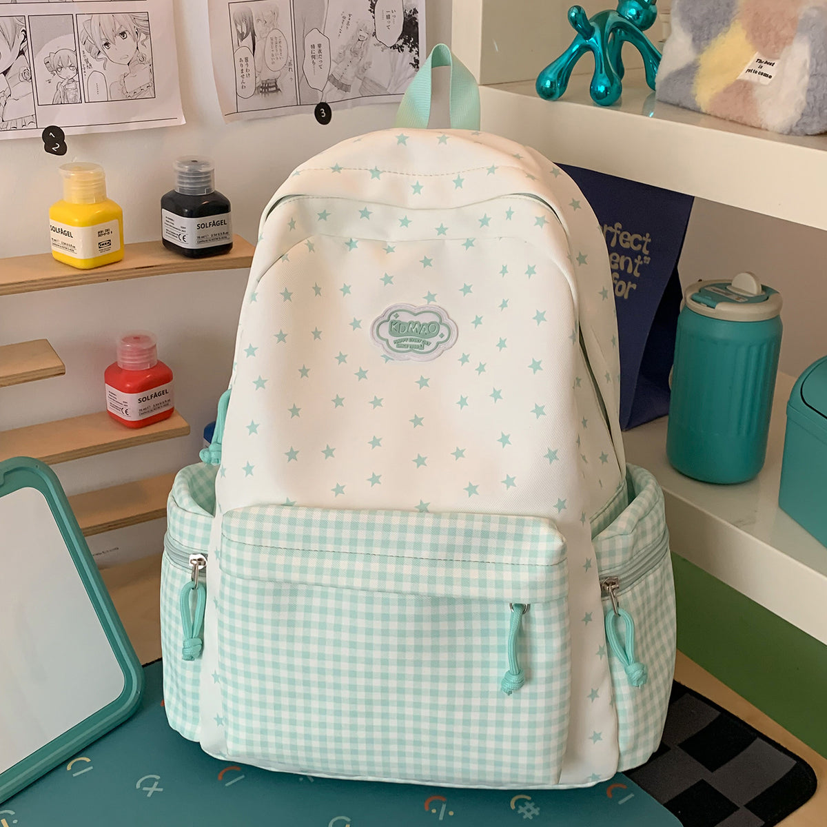 Stylischer Sternen-Print Rucksack Brehn