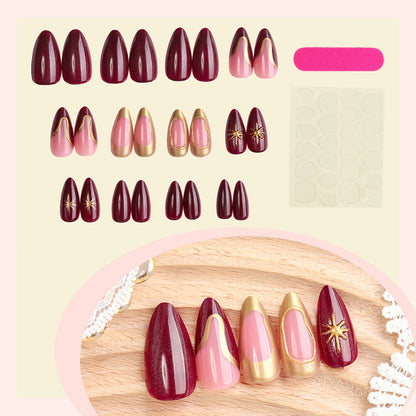 Kunstnageldesign Set mit luxuriösem Glamour Brehn