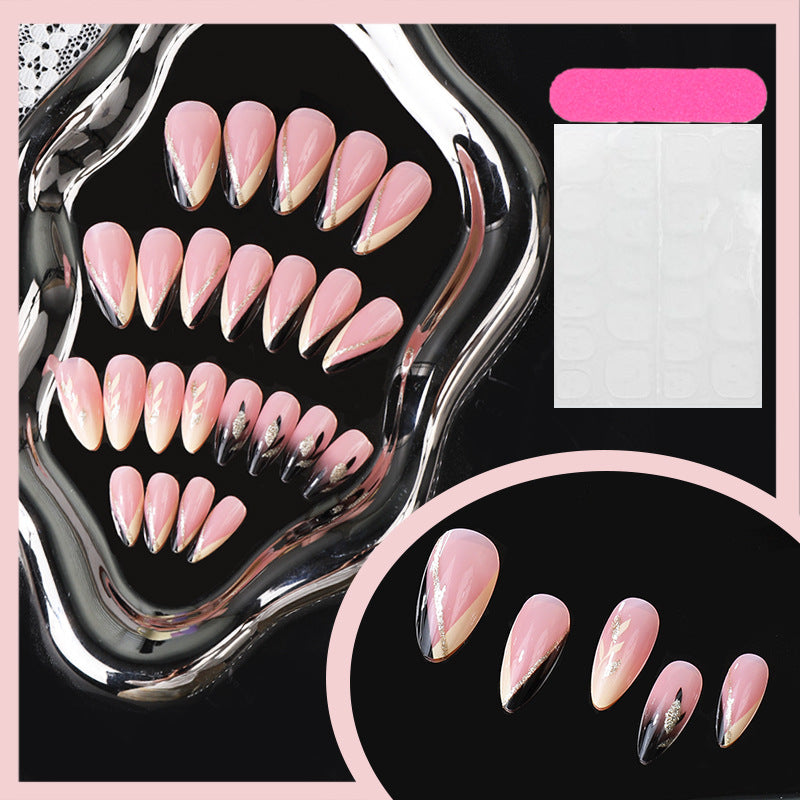 Elegante Stiletto Press-On Nagelspitzen Set Brehn